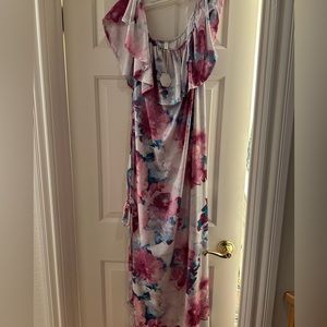 Pink Blush Maternity Dress